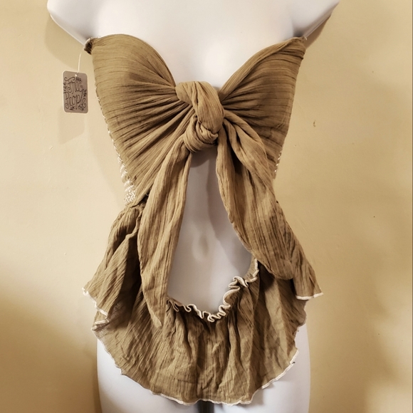 NWT Free People Reversible Bandeau Tube Top - Picture 2 of 10